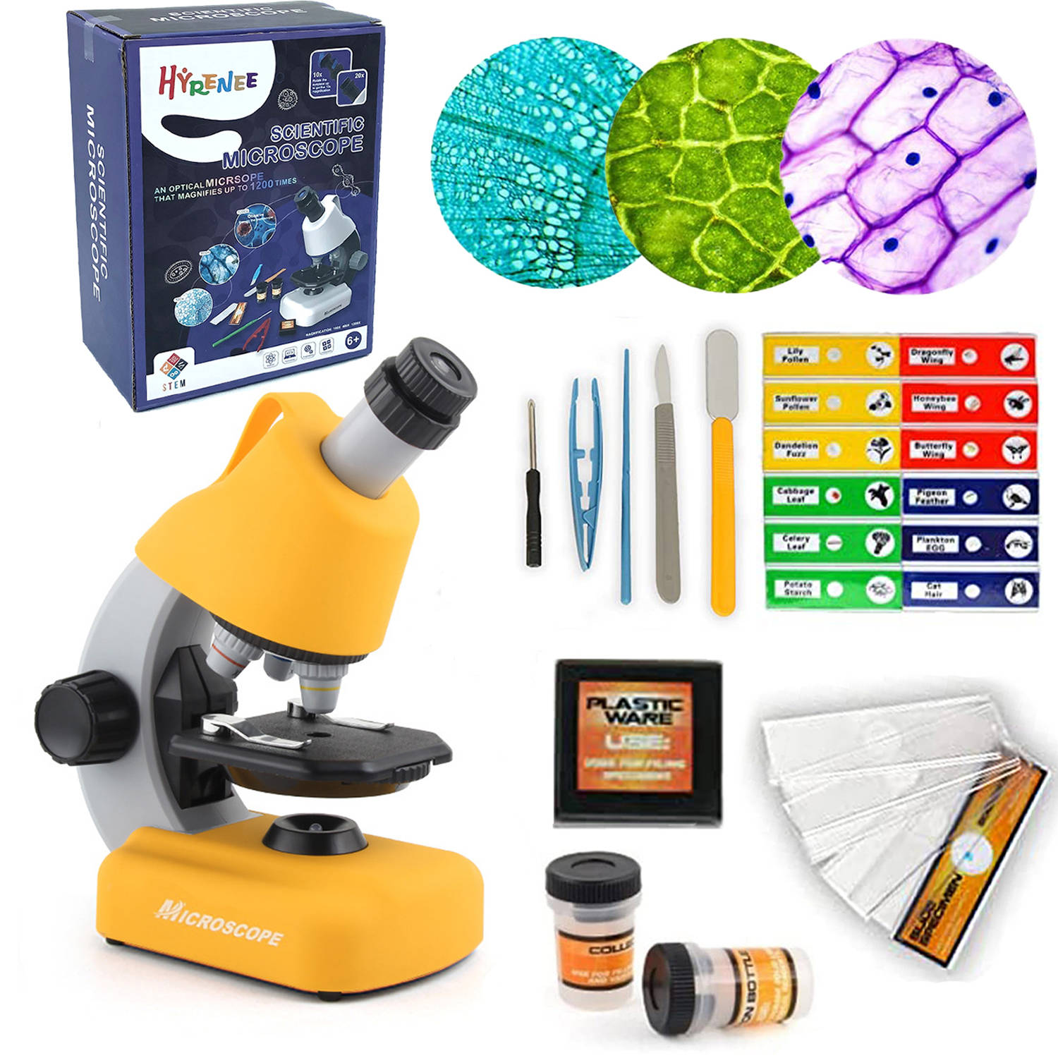 Microscope for Kids(Yellow)